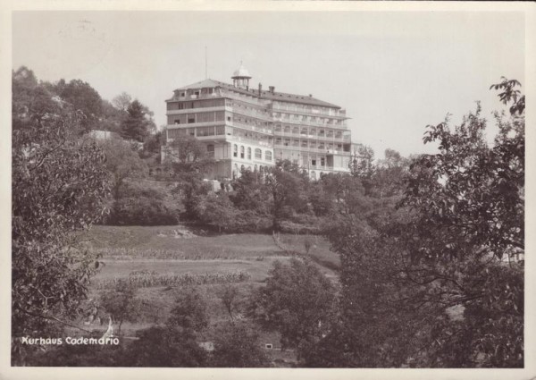 Kurhaus Cademario Vorderseite