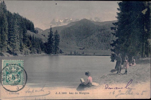 Lac de Morgins Vorderseite