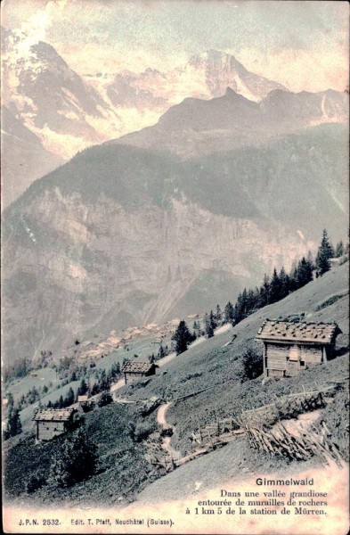 Gimmelwald Vorderseite