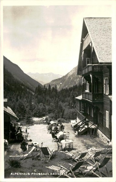 Alpenhaus Prossau b.Badgastein Vorderseite