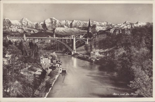Bern und die Alpen