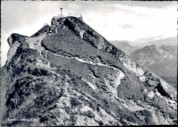 Speer (1950 m) Vorderseite