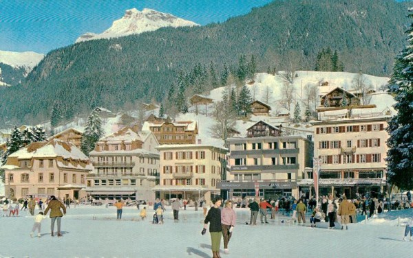 Grindelwald m. Eisenbahn Vorderseite