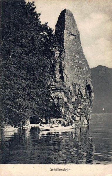 Schillerstein. 1909 Vorderseite