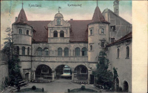Konstanz, Rathaushof Vorderseite