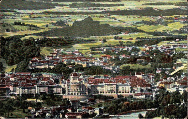 Bern, Blick vom Gurten Vorderseite