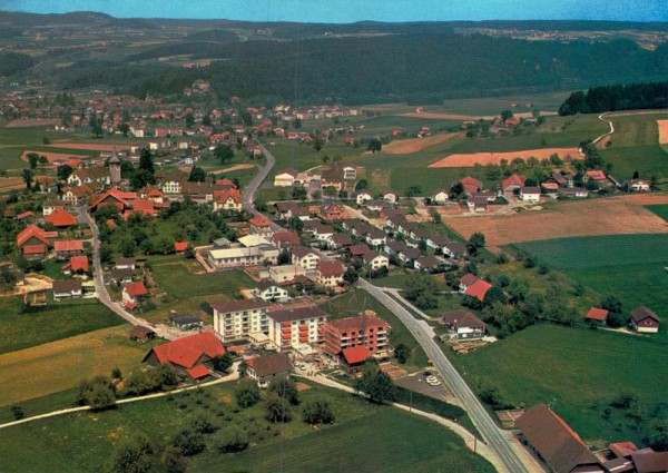 Bösingen FR - Flugaufnahmen Vorderseite