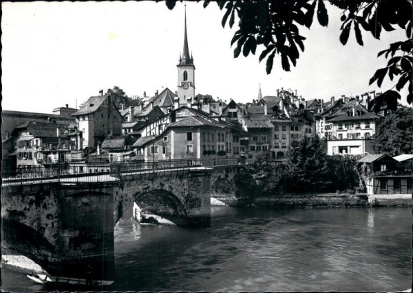 Bern - Nydeggbrücke mit Alt-Stadt Vorderseite