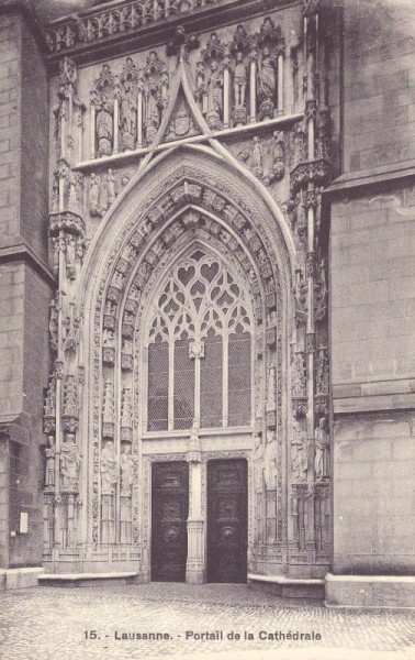 Lausanne - Portail de la Cathédrale