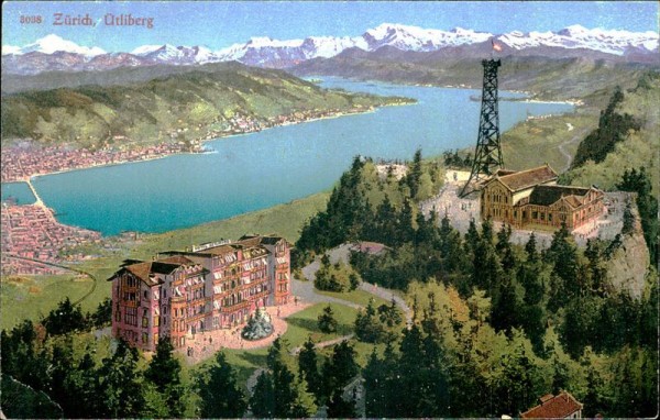 Zürich, Uetliberg (870 m) Vorderseite