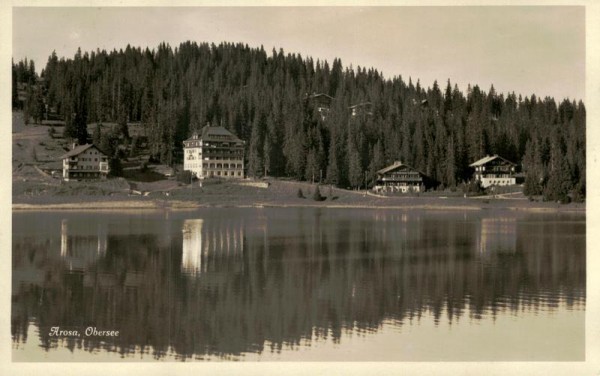 Arosa, Obersee Vorderseite
