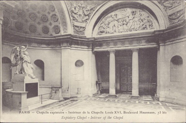 Paris, Intérieur de la Chapelle Louis XVI