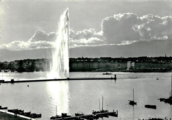 Genève, La Rade et le jet d'eau Vorderseite