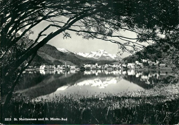 St. Moritzersee und St. Moritz-Bad Vorderseite