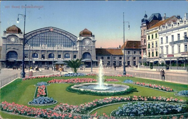 Basel Bundesbahnhof Vorderseite
