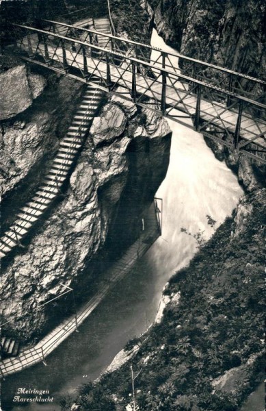 Meiringen, Aareschlucht Vorderseite