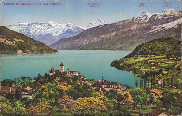 Thunersee, Spiez mit Schlos