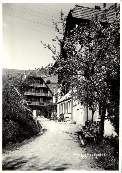Kurhaus Moosbad  Vorderseite