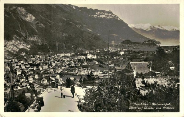 Interlaken, Heimwehfluh Vorderseite