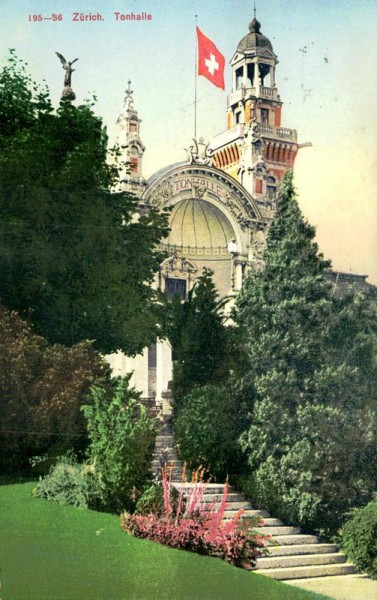 Zürich, Tonhalle Vorderseite