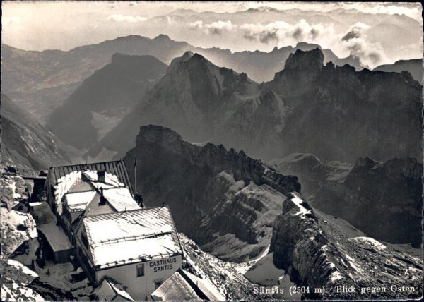 Säntis. Blick gegen Osten Vorderseite