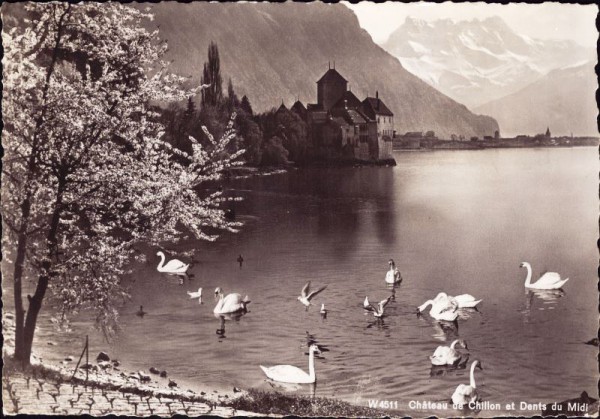 Château de Chillon et Dents du Midi