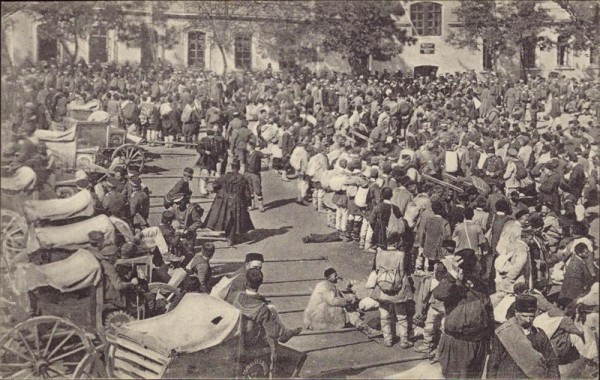 Einteilung der Reservisten, Ev. Balkankrieg 1912/1913 Vorderseite