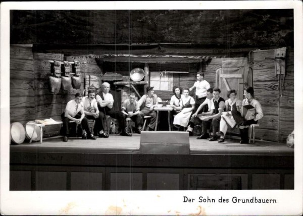 Theater, der Sohn des Grundbauern Vorderseite