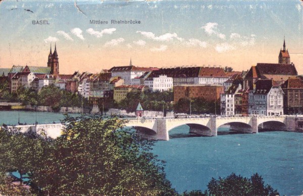 Basel Mittlere Rheinbrücke