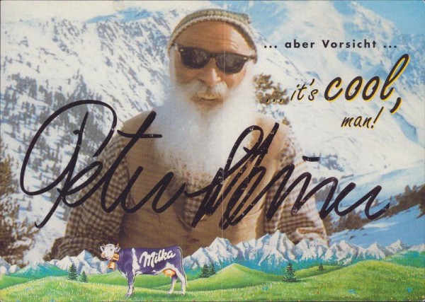 Cool Man Peter Steiner, Autogrammkarte Vorderseite