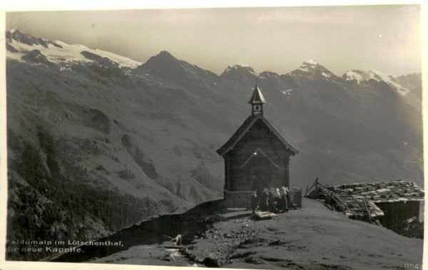 Lötschenthal, Faldumalp Vorderseite