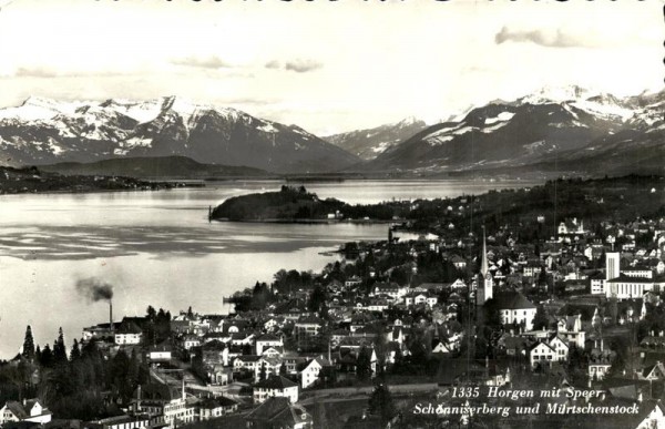 Horgen mit Speer, Schönnisberg und Mürtenstock Vorderseite