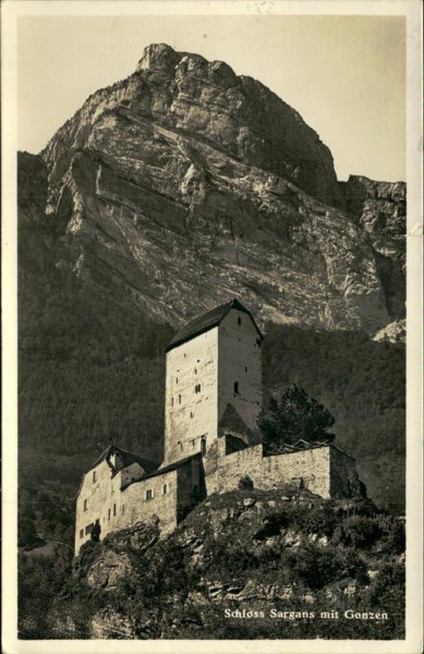Schlsos Sargans Vorderseite