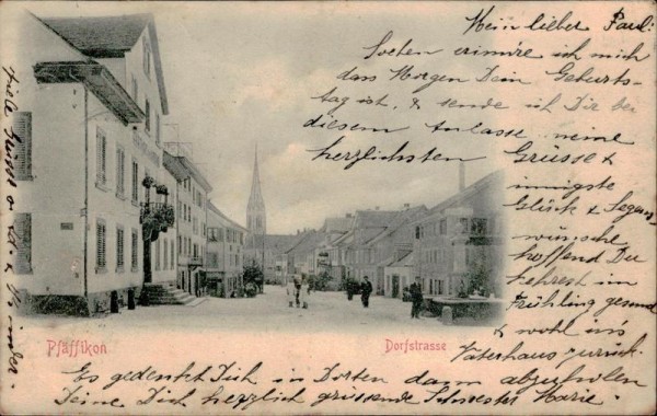 Pfäffikon, Dorfstrasse Vorderseite