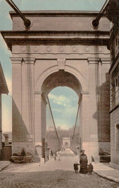 Fribourg, Le Grand Pont suspendu Vorderseite