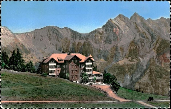 Flumserberg: Hotel Alpina(1400m) Vorderseite