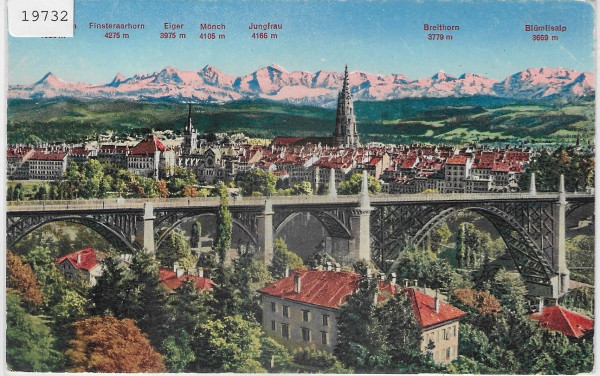 Bern - Generalansicht - Litho