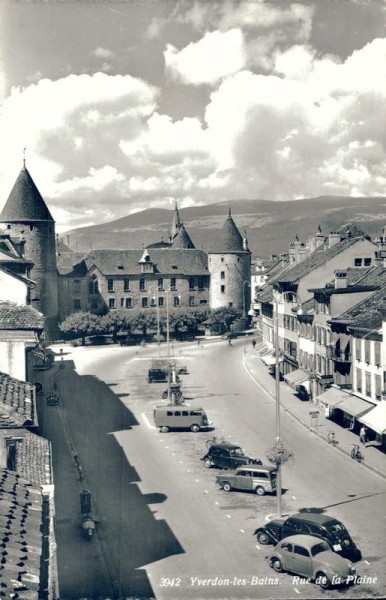 Yverdon-les-Bains. Rue de la Plaine Vorderseite