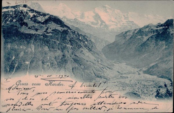Gruss vom Harder Vorderseite