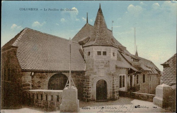 Colombier - Le Pavillon des Oficiers. Vorderseite