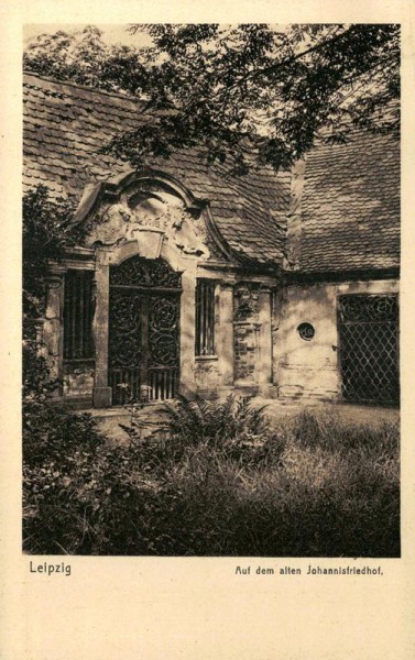 Leipzig - Auf dem alten Johannisfriedhof Vorderseite