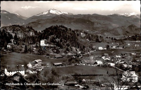 Mühlbach b. Oberaudorf mit Grafenburg Vorderseite
