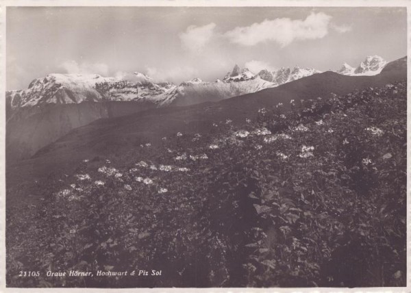 Graue Hörner, Hochwacht & Piz Sol Vorderseite
