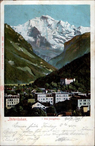 Interlaken - Die Jungfrau Vorderseite