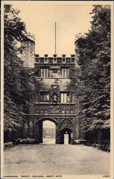 Cambridge - Trinity College Great Gate Vorderseite