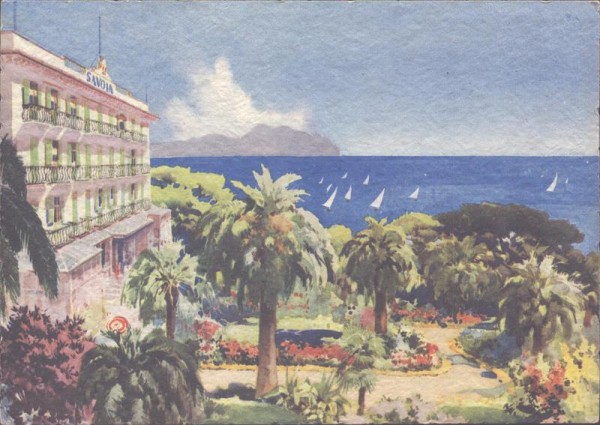 Nervi, Hotel Savoia Vorderseite