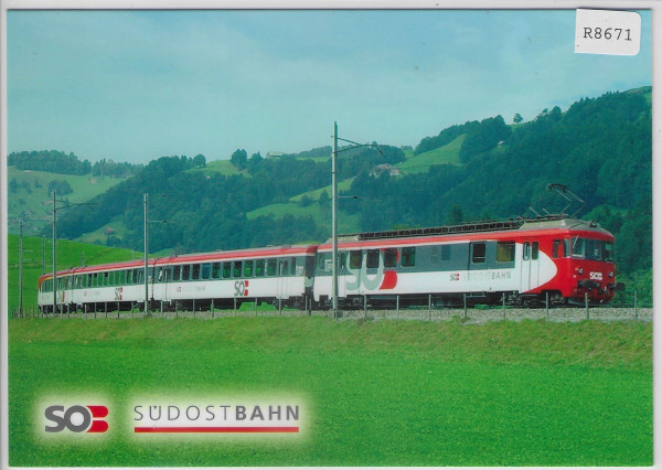 SOB Südostbahn - Pendelzug mit Trieb-Wagen BDe 576