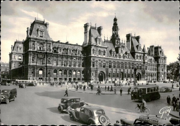 L`hotel de ville (1882) Paris Vorderseite