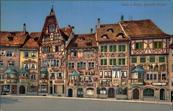 Stein am Rhein - Bemalte Häuser Vorderseite