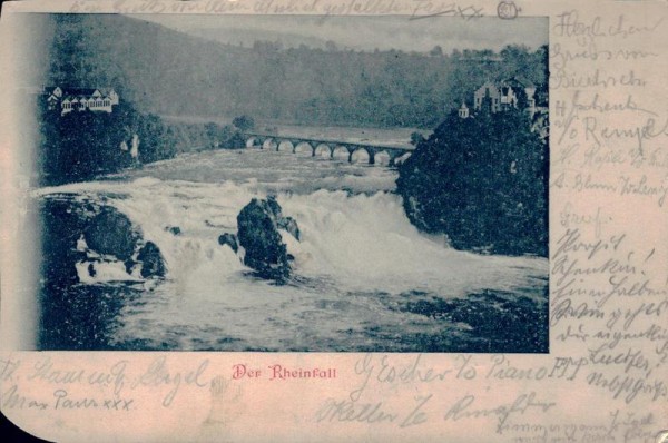 Der Rheinfall Vorderseite